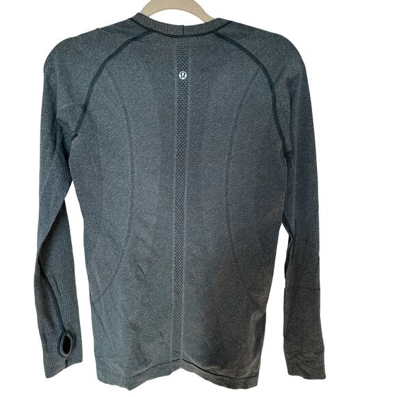 Lululemon Women's Swiftly Tech Long-Sleeve Shirt Alberta Lake, Size 8, Like New - Picture 3 of 6